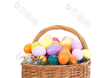 复活节鸡蛋篮子