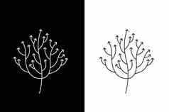 摘要日益增长的箭头树象征着发展增长概念上的向量插图