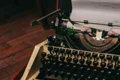 打字机技术古董机械技术风格