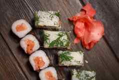 寿司筷子姜零食美味美食食物饮食