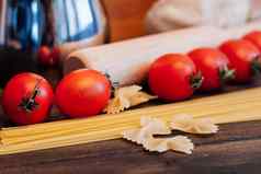 樱桃西红柿意大利意大利面厨房烹饪美食
