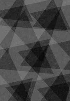 黑色的白色摘要backgroundond三角形形状变形
