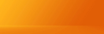 工作室背景摘要明亮的奢侈品橙色梯度水平工作室房间墙背景显示产品网站模板