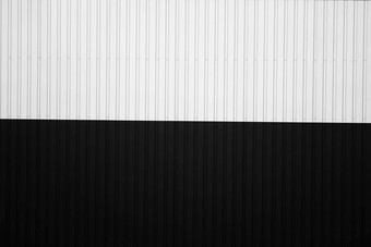 黑色的白色波纹铁表外观仓库工厂纹理无缝的波纹锌表金属铝外观体系结构金属纹理