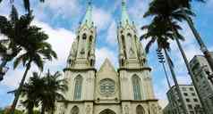 令人惊异的视图大教堂为什么paulo巴西