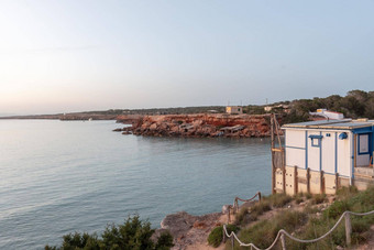 结束一天爱定saona海滩Formentera西班牙
