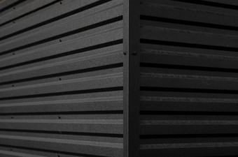 细节黑色的波纹铁表外观仓库工厂纹理无缝的波纹锌表金属铝外观体系结构金属纹理