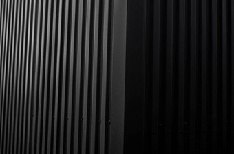 黑色的波纹铁表外观仓库工厂纹理无缝的波纹锌表金属铝外观体系结构金属纹理