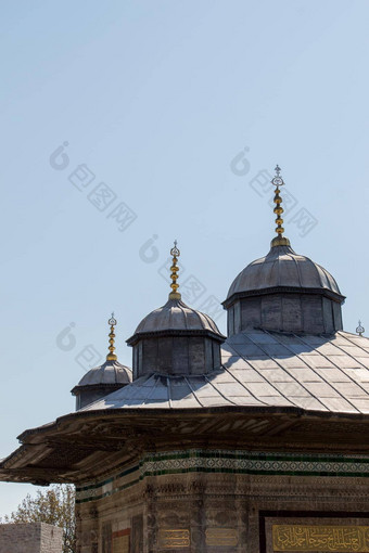 外视图圆顶奥斯曼帝国体系结构