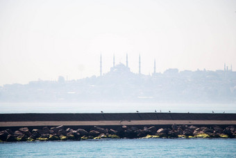 奥斯曼帝国风格清真寺伊斯坦布尔