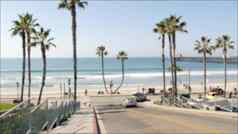 路海洋海滩加州美国夏季棕榈树夏天海岸这些洛杉矶海波