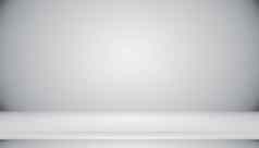 摘要空黑暗白色灰色梯度黑色的固体装饰图案照明工作室墙地板上背景背景背景空白色房间空间文本图片