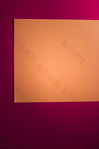 空白纸棕色（的）粉红色的背景办公室文具平铺奢侈品品牌平躺品牌身份设计模型