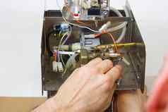修复咖啡机备用部分表示机修复厨房电器