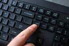 手指出紧迫的电脑键盘删除键打字的想法手指攻丝打字新鲜的的想法无线笔记本键盘
