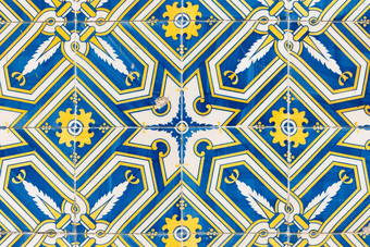 传统的葡萄牙语装饰瓷砖