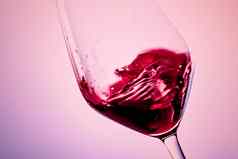溢价红色的酒水晶玻璃酒精喝奢侈品开胃酒酿酒学葡萄栽培产品