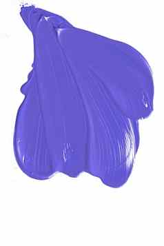 薰衣草紫色的美化妆品纹理孤立的白色背景污迹斑斑的化妆涂片化妆品产品涂抹油漆刷中风