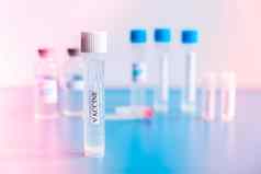 灯泡科维德疫苗实验室板凳上战斗冠状病毒萨尔斯科夫流感大流行冠状病毒法律顾问科维德概念