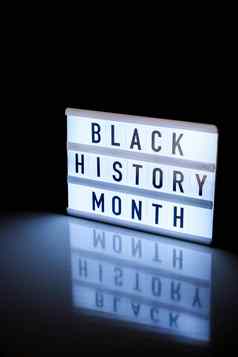 lightbox文本黑色的历史月黑暗黑色的背景镜子反射消息历史事件
