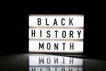 lightbox文本黑色的历史月黑暗黑色的背景镜子反射消息历史事件