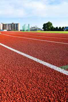 体育运动运行跟踪运行慢跑练习竞争体育场