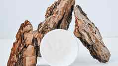 概念自然自然化妆品个人护理奶油树树皮
