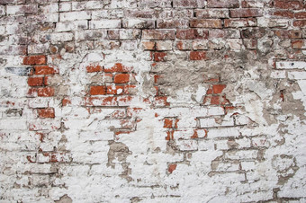 摘要红色的白色石墙城市纹理红色的砖墙破旧的损坏的白色石膏画白色brickwall垃圾背景石雕框架难看的东西空壁纸