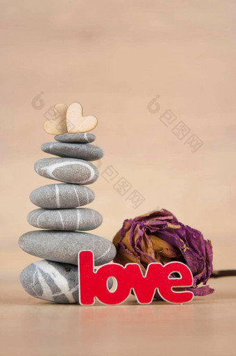 石头凯恩木背景简单的风度石头简单和谐平衡岩石Zen雕塑