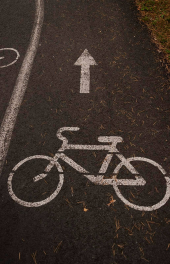 自行车<strong>标志</strong>意味着自行车路<strong>特殊</strong>的的地方