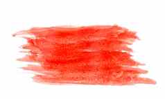 红色的油漆艺术干刷中风水彩丙烯酸手画背景打印网络设计横幅