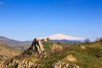 埃特纳火山火山西西里场