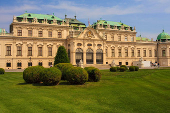 视图瞭望台历史建筑复杂的维也纳奥地利