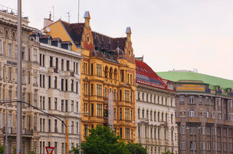 视图典型的维也纳建筑