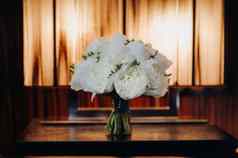 婚礼花束牡丹婚礼美丽的花束花