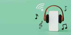 音乐流媒体智能手机应用程序插图