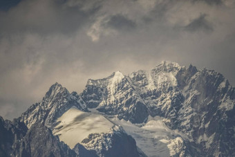 玉龙<strong>雪山</strong>丽江云南中国<strong>照片</strong>世界遗产小镇