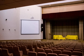 电影剧院大厅阶段座位