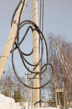 电概念混凝土波兰高电压电缆盘线圈