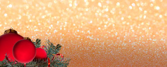 红色的气球闪亮的黄金背景背景圣诞节卡情人节一天背景广告业务全景横幅圣诞节一年情人节