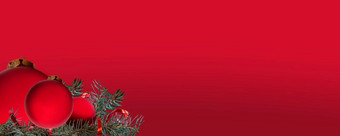 红色的圣诞节气球红色的背景背景圣诞节卡情人节一天背景广告业务全景横幅圣诞节一年情人节