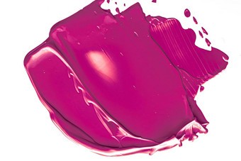紫色的美化妆品纹理孤立的白色背景污迹斑斑的化妆乳状液奶油涂片基金会涂抹化妆品产品油漆中风