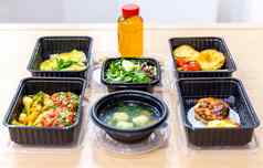 每天餐盒子健康的食物交付自然有机健身营养饮食怀特岛损失
