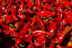 很多红色的辣椒食物背景