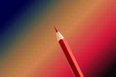 红色的铅笔