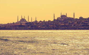 奥斯曼帝国风格清真寺伊斯坦布尔