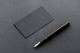 空白业务卡企业模型简约品牌身份设计