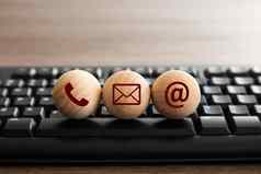 木球象征电话邮件地址移动电话