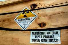 辐射标签运输木盒子类型包