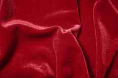 红色的天鹅绒纹理背景天鹅绒模仿纹理红色的